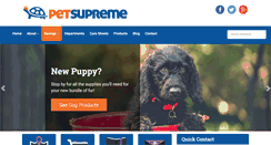 Desktop Screenshot of petsupreme.net